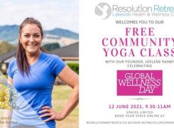 Global Wellness Day – Free Community Yoga & Meditation Class – 90 mins / Happening Next